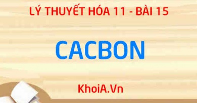 Tính chất vật lý của cacbon (C), tính chất hóa học của cacbon, cách điều chế cacbon và ứng dụng - Hóa 11 bài 15